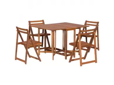 Градински комплект маса с 4 стола